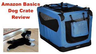 Review  Amazon Basics Premium Folding Portable Soft Pet Crate  30'