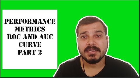 Tutorial 41-Performance Metrics(ROC,AUC Curve) For Classification Problem In Machine Learning Part 2