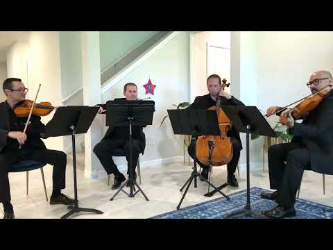 Sunset Strings' quartet performs "River Flows In You".