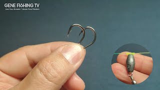 Increase You Catch with this Amazing Two Hooks Fishing Knots by Gene Fishing TV 12,682 views 4 months ago 3 minutes, 20 seconds