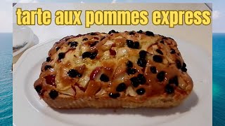 recette tarte aux pommes express