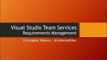 Requirements with Visual Studio Team Services