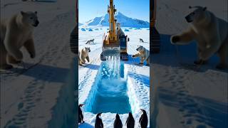 Inside the Arctic Ice water , part 2 next video #powerofgod #bear #arctictravel #christianquotes #yt