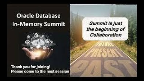 Oracle Database In Memory Summit Session 2