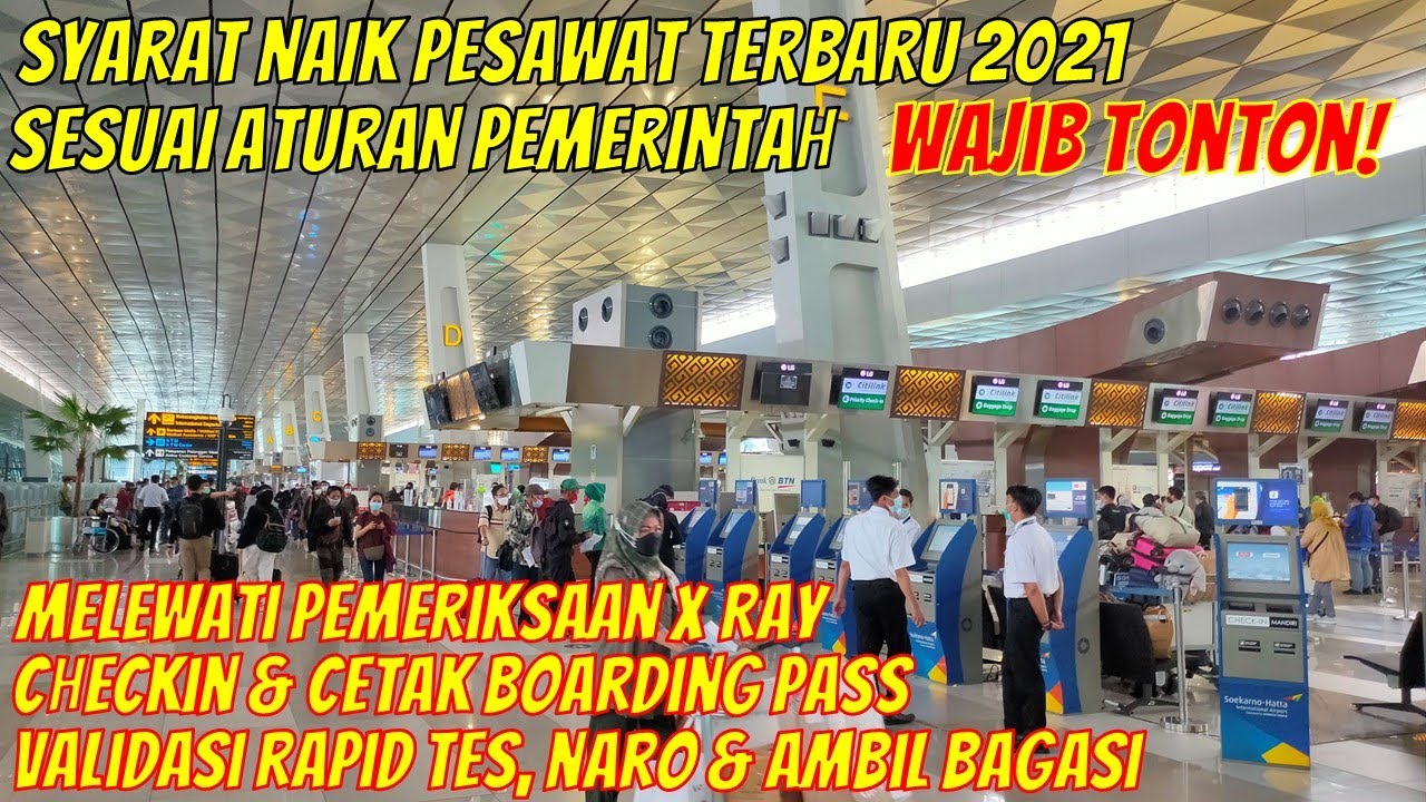 Persyaratan naik pesawat terbaru