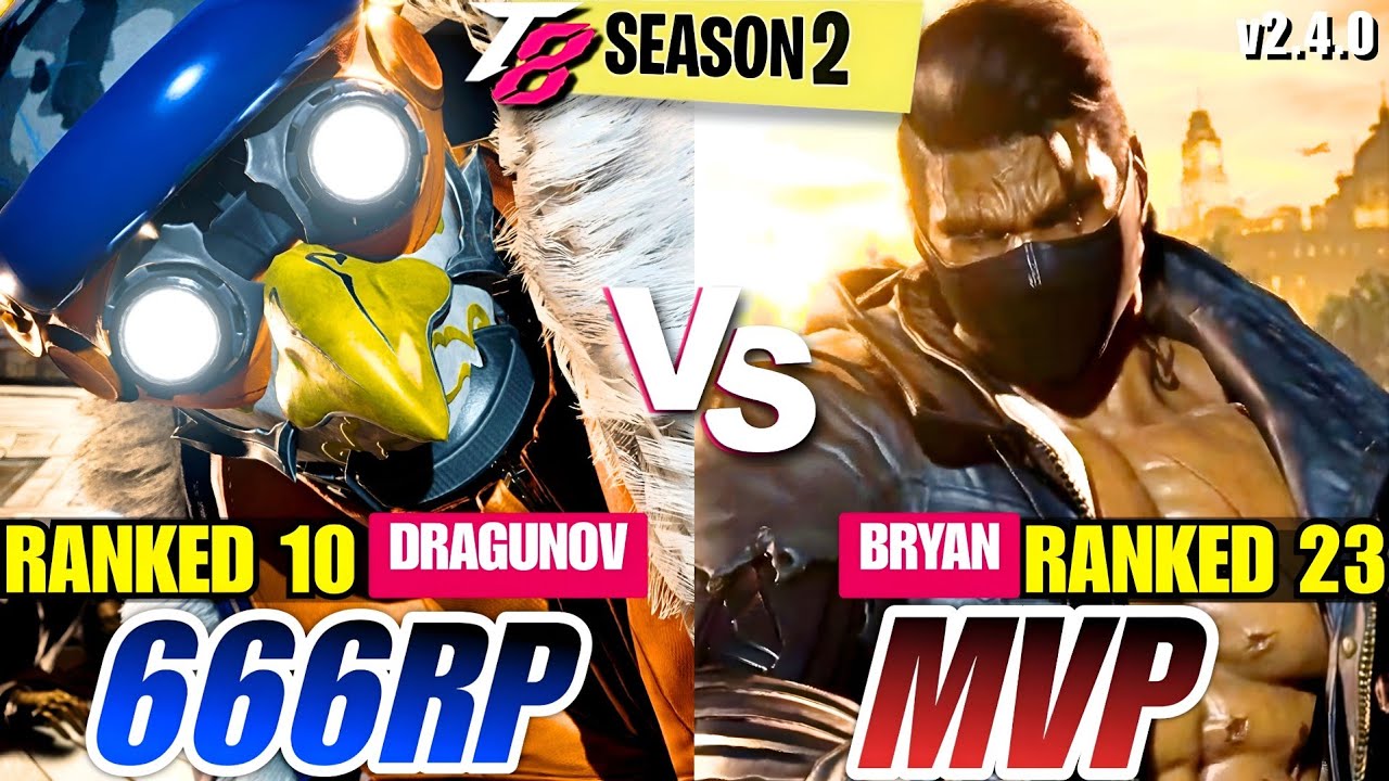T8 | MVP (Bryan) vs 666RP (Dragunov) | Tekken 8 High Level Matches
