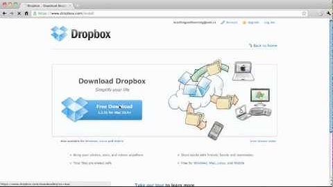 Dropbox Tutorial