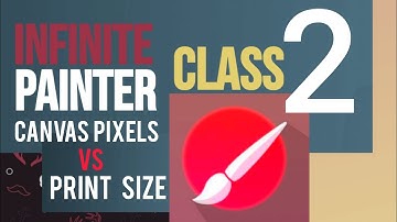 "Mastering Infinite Painter: Class 2 - Canvas Pixels/ Print Size"