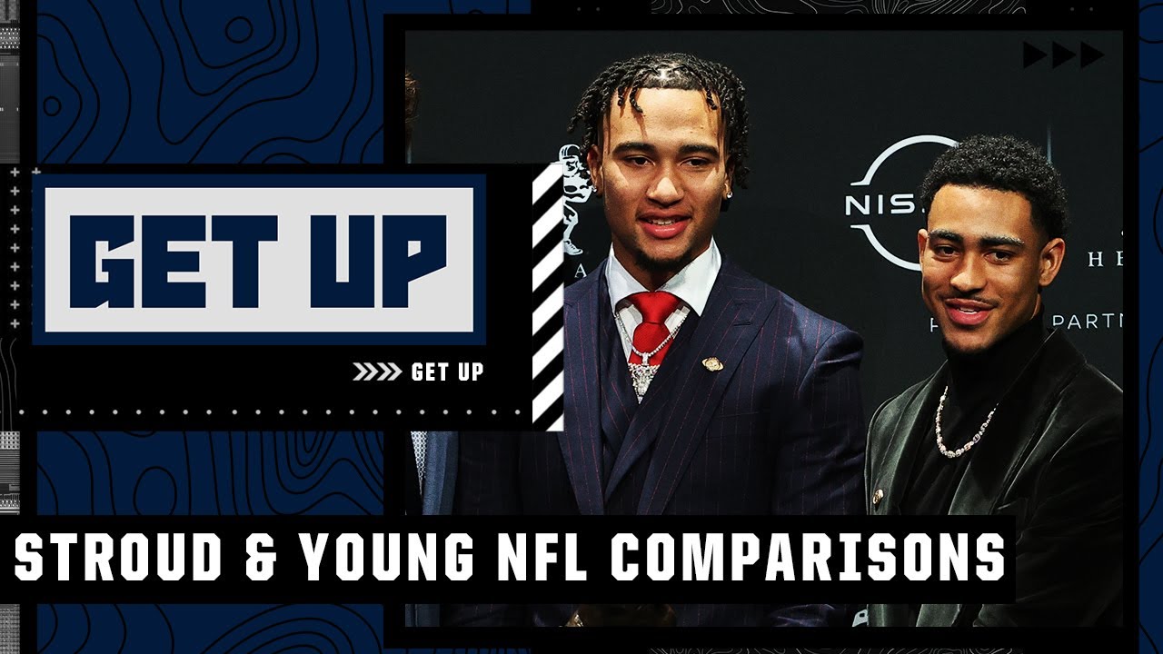 NFL QB comparisons for C.J. Stroud & Bryce Young 🏈 | Get Up