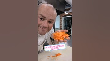 two ways to cut carrots #knifeskills #howto #cut #carrots