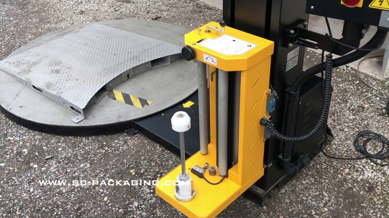 Automatic used pallet wrapping machines YouTube
