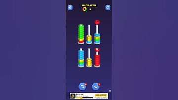 Nut sort | Special level | E02 🤩 #shorts #puzzle