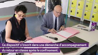 Signature De La Convention 2S2C Par Le Département Et Leducation Nationale