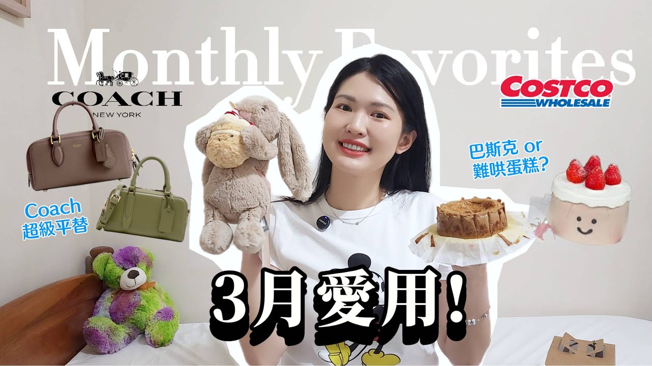 【3月愛用來囉】Costco好市多服飾、又發現一款Coach精品平替包 、好吃的高端茶巴斯克蛋糕 | Lazy EN