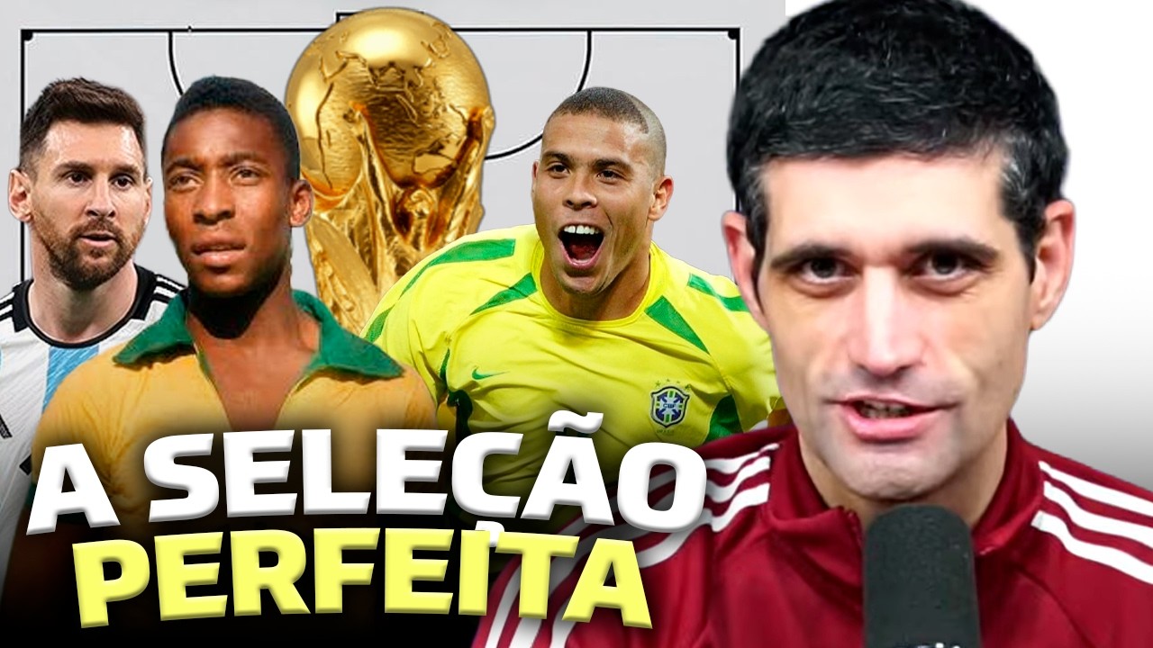 Montamos a SELEÇÃO DOS SONHOS pra vencer a COPA (gameplay 7-0)