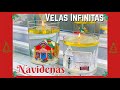 Como hacer Velas Infinitas que nunca se apagan / Explicación paso a paso / Navidad 2021