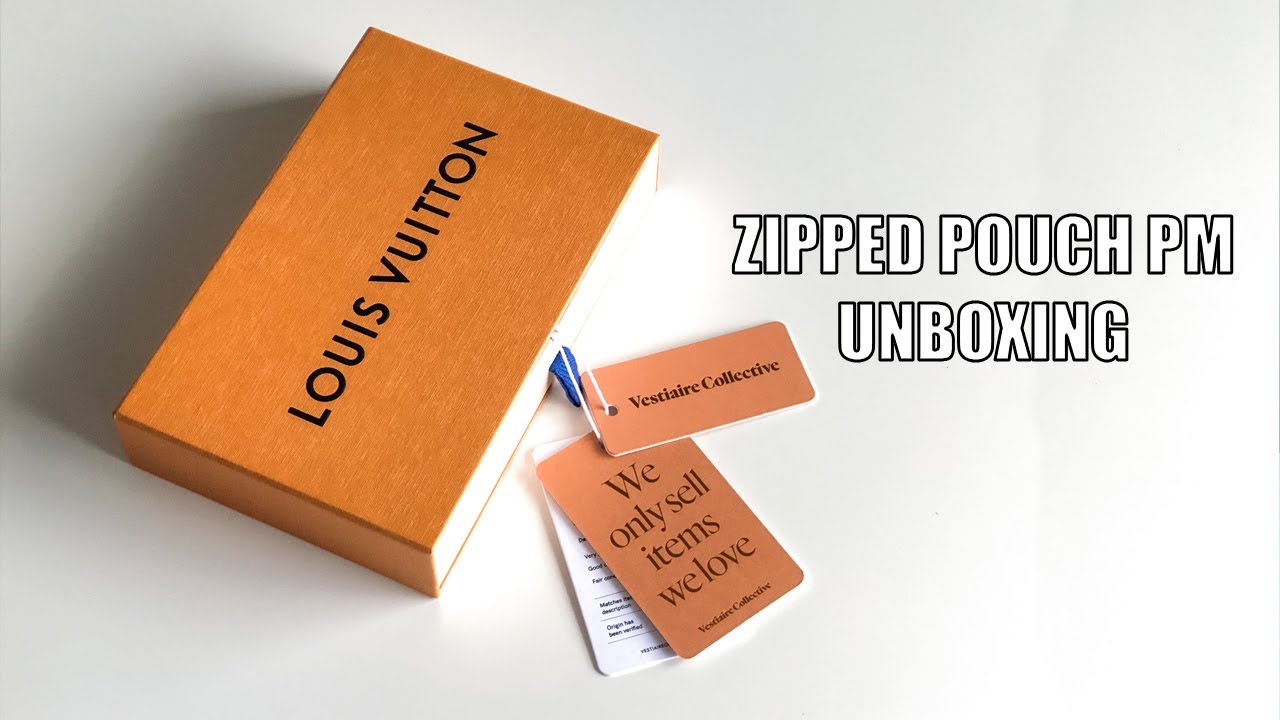 Louis Vuitton Zipped Pouch PM Unboxing - Vestiaire Collective 