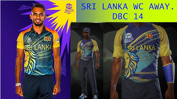 Sri Lanka T20 WC 2021 Away Jersey | DBC14 | By Senith Naveen.