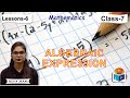 Algebraic Expression | Math | Chapter 6 | Class 7 | By Riya Mam | Jagriti Publication