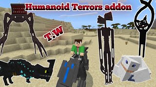 Humanoid Terrors (Terrible World) addon for Minecraft Bedrock (1.16+) screenshot 4