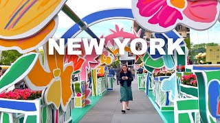 New York City Walking Tour May 2024  Midtown Manhattan 4K NYC Walk 5th Avenue Blooms 2024