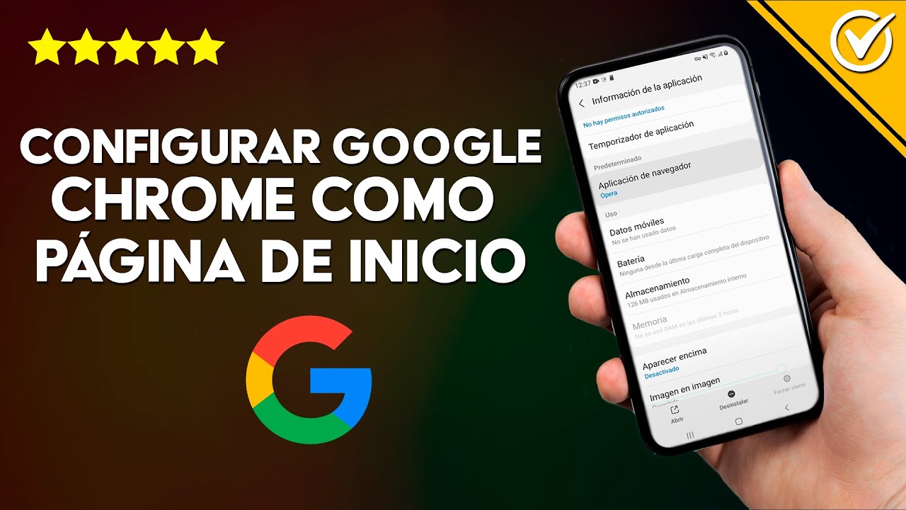 Como pongo google de pagina de inicio