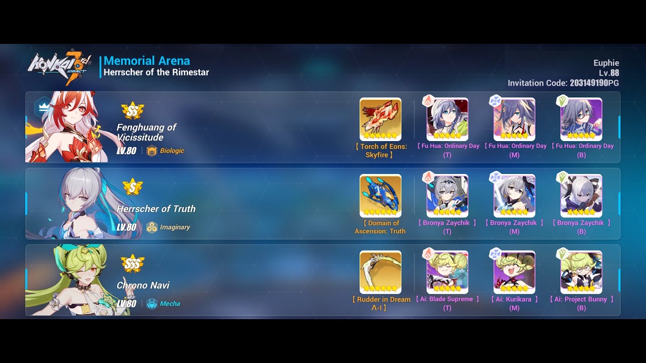 [EX MA] SSS AKA 47808(39840) FV (SS) HTR (S2) CN Honkai Impact