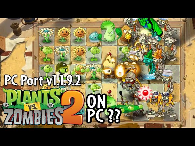 Plants vs Zombies 2 PC Port - New Fan-Made Game - Gameplay 