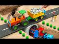 TOP Most Creative DIY Zipper Truck for Tunnel Building | DIY Mini Construction | HP Mini DIY Tractor