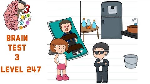 Brain Test 3 Level 247 They must find a way to calm down Pierre Walkthrough