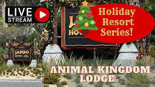 🔴LIVE: Disney’s Animal Kingdom Lodge | Christmas Resort Series | 12/28/2025