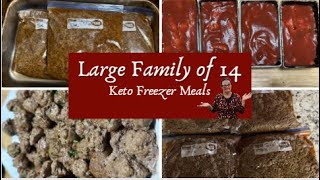 239 Servings of Low Carb,  Keto Freezer Meals