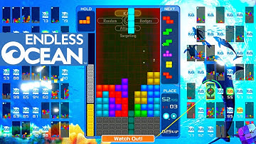 Tetris 99 Battle Royale ⚔️ Endless Ocean Luminous Edition Design + All Themes & Win
