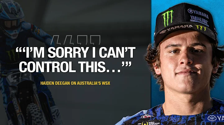 '"I'm sorry I can’t control this…'" | Haiden Deegan on Australia's WSX