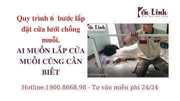 Quy trình lắp đặt cửa lưới chống muỗi,cách lắp đặt cửa lưới chống muỗi,cửa chống muỗi tại hải dương