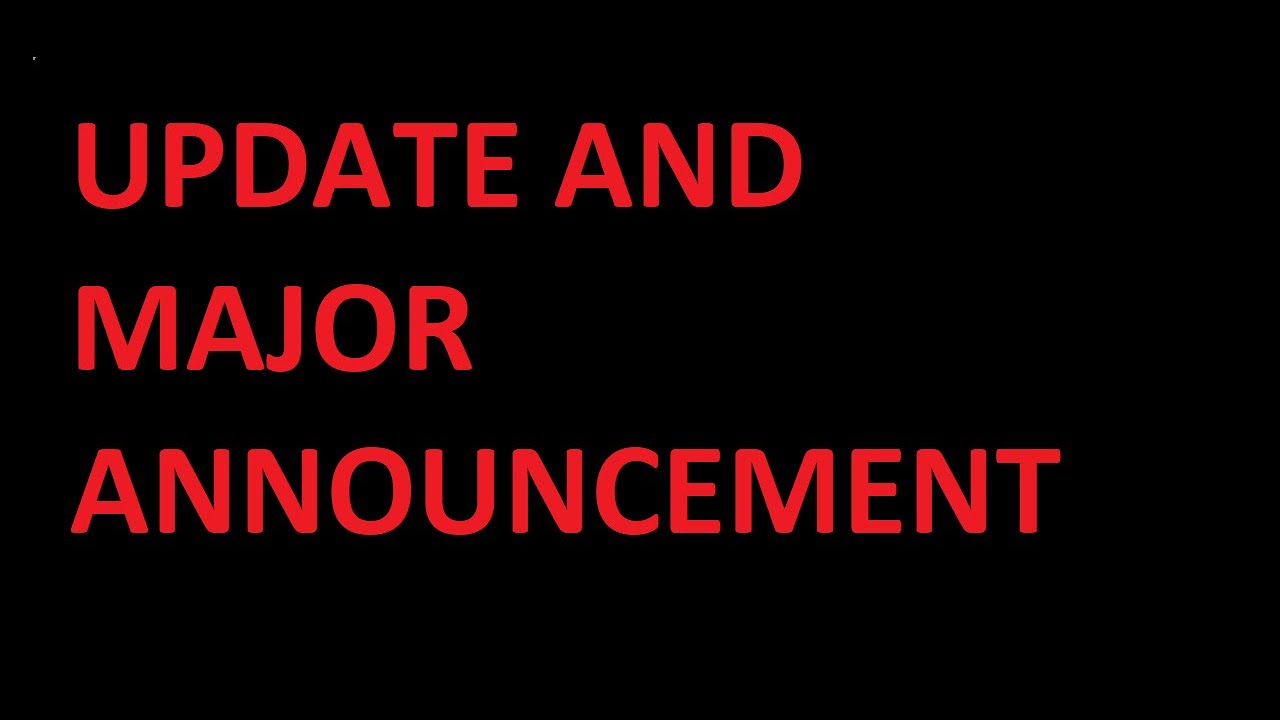 Update November 2025 + Major Announcement - YouTube