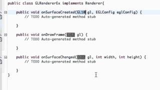 Android Application Development Tutorial - 169 - OpenGL Renderer Basics screenshot 3