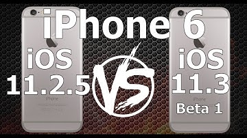 iPhone 6 : iOS 11.3 Beta 1 vs iOS 11.2.5 Speed Test Build 15E5167f