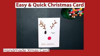 Easy and Simple Christmas Card - DIY Crafts