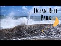 Scenes from ocean reef park in riviera beach florida