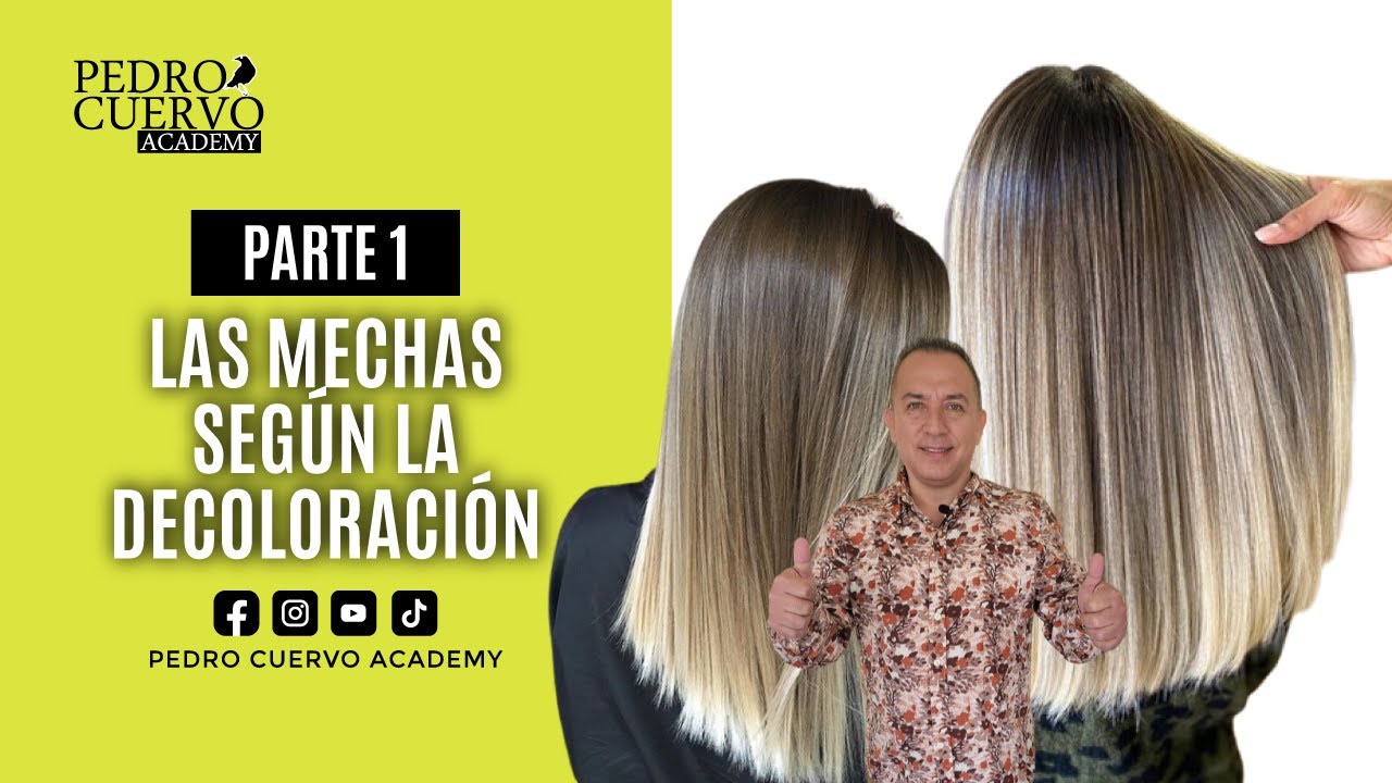 #colorimetría Las mechas según la decoloración - Parte 1