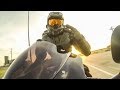 Happy Master Chief - Chief on a Motorcycle