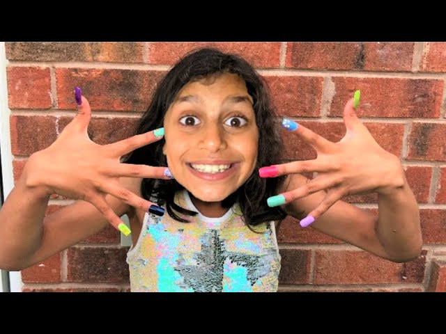 Am I Bad Mom??? Giving My 4 Year Old Daughter Extra Long Acrylic Nails -  YouTube