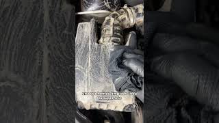 What do you think about the importance of cleaning the engine? 🤔 Full process on YT☝🏼 #car #carde...