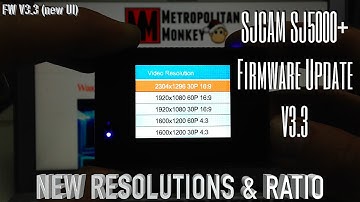 SJCAM SJ5000+ Firmware Update V3.3 | NEW UI & 2K VIDEO