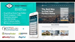 Realtyspace   Real estate WordPress Theme