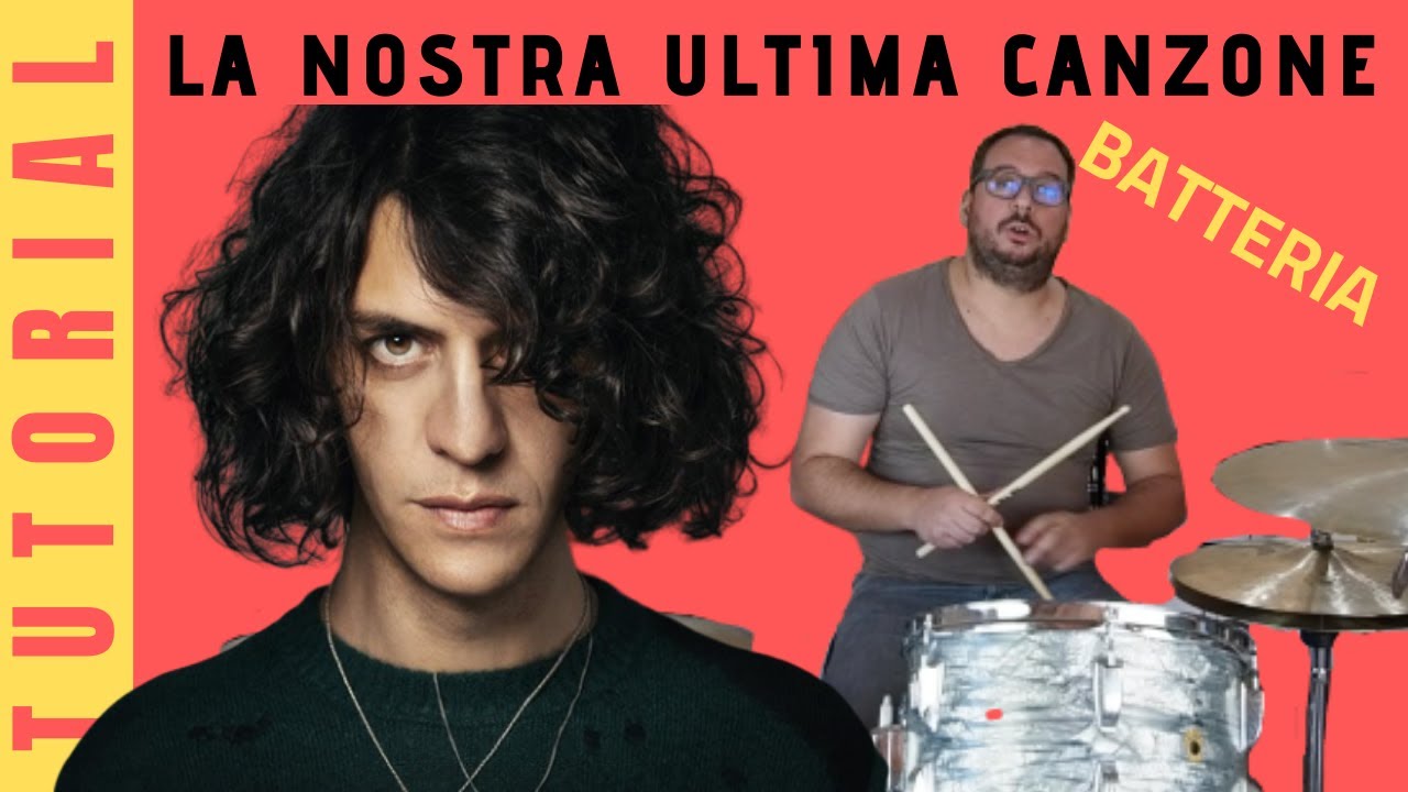 La nostra ultima canzone (Motta) BATTERIA TUTORIAL - YouTube