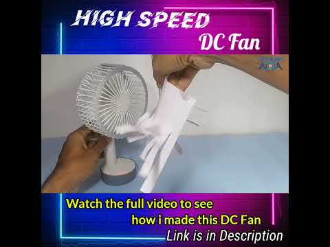 How to Make High Speed DC Fan | Smart DC Fan