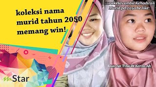TikToker Sabah ni buat orang ketawa pecah perut, koleksi nama murid tahun 2050 memang win! screenshot 5