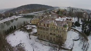 DJI P2V : Hotel Slovan - slávna minulosť Piešťan